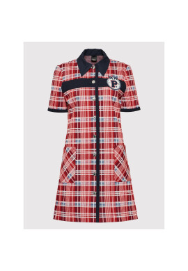 Pinko Рокля тип риза 1G17C6 8697 Червен Regular Fit - Pepit.bg