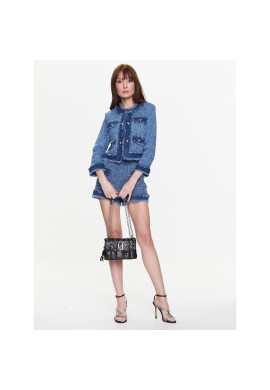 Pinko Шорти от плат 100405 A0I3 Син Regular Fit - Pepit.bg