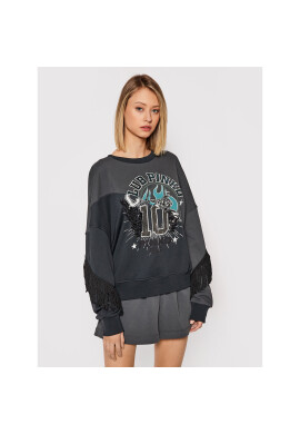 Pinko Суитшърт Religione Сив Oversize - Pepit.bg