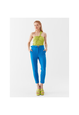 Pinko Текстилни панталони 100309 A0KD Син Regular Fit - Pepit.bg