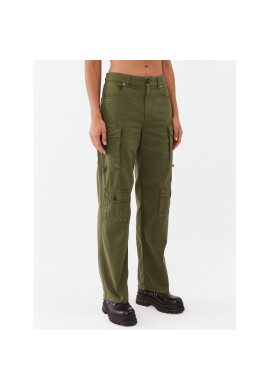 Pinko Текстилни панталони Variable 101986 A0D5 Зелен Relaxed Fit - Pepit.bg