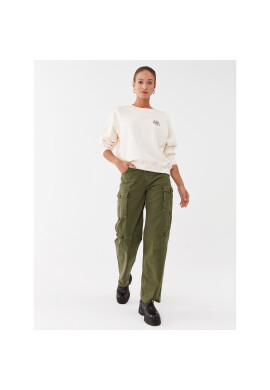 Pinko Текстилни панталони Variable 101986 A0D5 Зелен Relaxed Fit - Pepit.bg