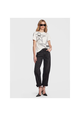 Pinko Тишърт 100353 A0KH Бял Regular Fit - Pepit.bg