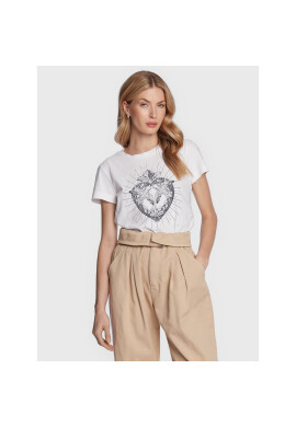 Pinko Тишърт 100355 A0OO Бял Regular Fit - Pepit.bg