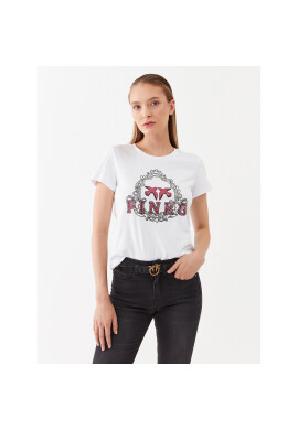 Pinko Тишърт 100355 A13O Бял Regular Fit - Pepit.bg