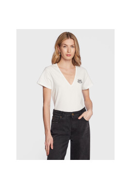 Pinko Тишърт 100372 A0KO Бял Regular Fit - Pepit.bg