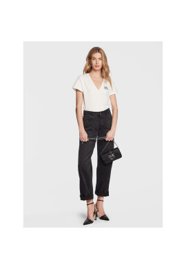 Pinko Тишърт 100372 A0KO Бял Regular Fit - Pepit.bg