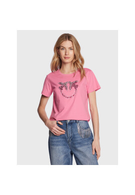 Pinko Тишърт 100535 A0MA Розов Regular Fit - Pepit.bg