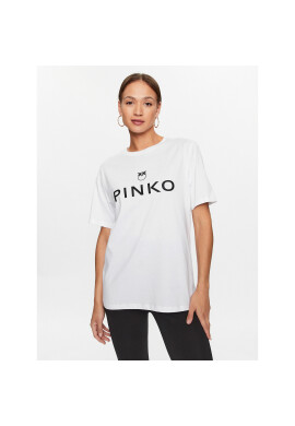 Pinko Тишърт 101704 A12Y Бял Relaxed Fit - Pepit.bg