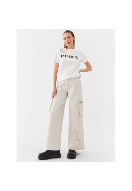 Pinko Тишърт 101752 A150 Бял Regular Fit - Pepit.bg