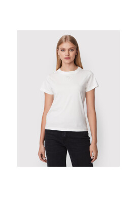 Pinko Тишърт Basico 1G17W9 Y7XK Бял Regular Fit - Pepit.bg