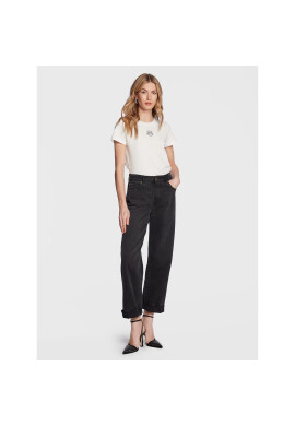 Pinko Тишърт Bussolotto 100355 A0KO Бял Regular Fit - Pepit.bg