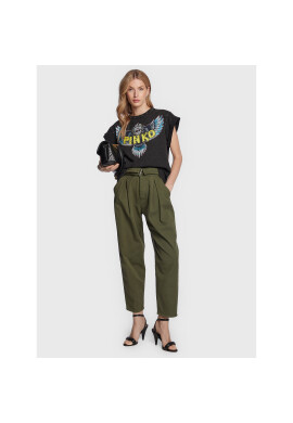 Pinko Тишърт Difensore 100738 A0OP Сив Regular Fit - Pepit.bg