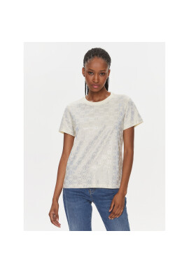 Pinko Тишърт Quentin 100535 A1OS Бежов Regular Fit - Pepit.bg