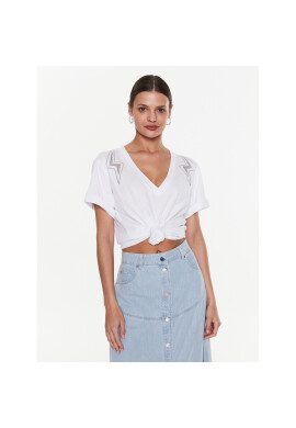 Pinko Тишърт Rugby 100495 A0M7 Бял Regular Fit - Pepit.bg
