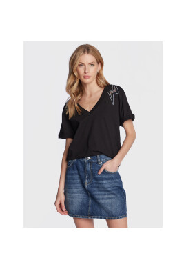 Pinko Тишърт Rugby 100495 A0M7 Черен Regular Fit - Pepit.bg