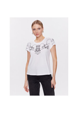 Pinko Тишърт Tematico 101164 A0V2 Бял Regular Fit - Pepit.bg