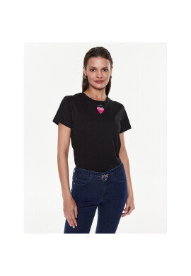 Pinko Тишърт Trapani 100789 A0PS Черен Regular Fit - Pepit.bg