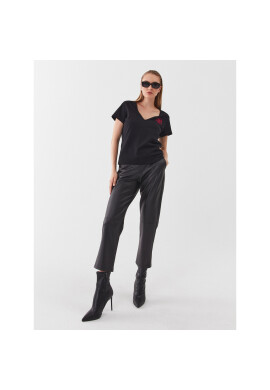 Pinko Тишърт Turbato 100372 A151 Черен Regular Fit - Pepit.bg