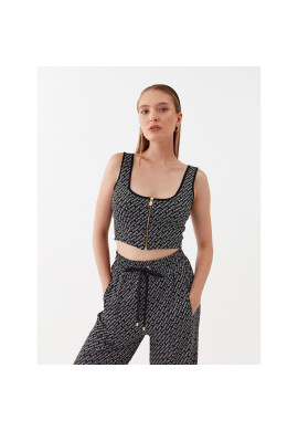 Pinko топ 101660 A131 Черен Slim Fit - Pepit.bg