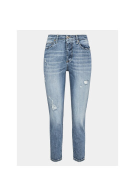 Please Дънки P66MBQ2WY8 Тъмносин Cropped Fit - Pepit.bg