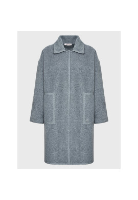 Please Преходно палто K493MANICE Сив Oversize - Pepit.bg