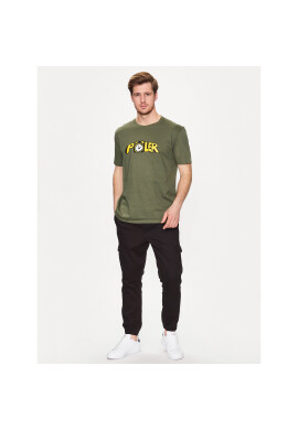 Poler Тишърт 231APM2001 Зелен Regular Fit - Pepit.bg