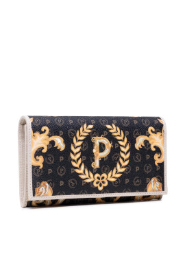 Pollini Голям дамски портфейл TE9000PP02Q4500A Черен - Pepit.bg