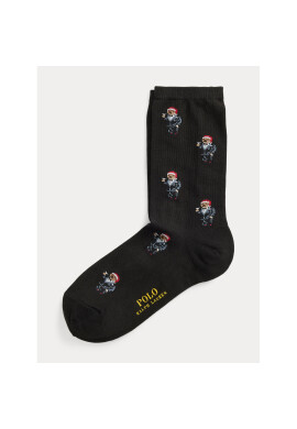 Polo Ralph Lauren Чорапи дълги дамски 455899196002 Черен - Pepit.bg