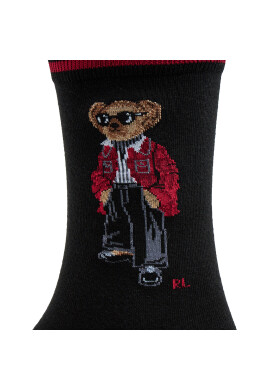 Polo Ralph Lauren Чорапи дълги дамски 455923572001 Черен - Pepit.bg