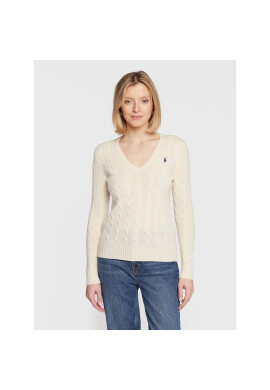 Polo Ralph Lauren Пуловер 211875832005 Екрю Regular Fit - Pepit.bg