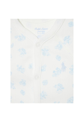 Polo Ralph Lauren Ромпер 320863195001 Бял Regular Fit - Pepit.bg