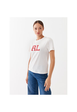 Polo Ralph Lauren Тишърт 211892611007 Бял Regular Fit - Pepit.bg