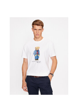 Polo Ralph Lauren Тишърт 710854497011 Бял Regular Fit - Pepit.bg