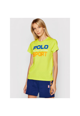 Polo Ralph Lauren Тишърт Ssl 211838079006 Зелен Regular Fit - Pepit.bg