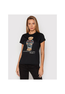 Polo Ralph Lauren Тишърт Ssl 211846851002 Черен Regular Fit - Pepit.bg