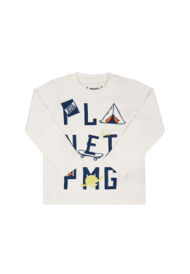 Primigi Блуза Galaxy Camp 44211009 Бял Regular Fit - Pepit.bg