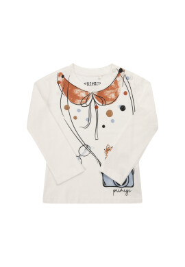 Primigi Блуза Party Chic 45211505 Бял Regular Fit - Pepit.bg