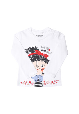 Primigi Блуза Shopping Time 45211502 Бял Regular Fit - Pepit.bg