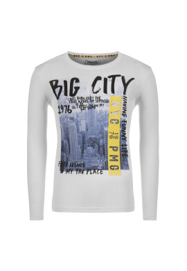 Primigi Блуза TShirt Ml Jersey 43212011 Бял Regular Fit - Pepit.bg