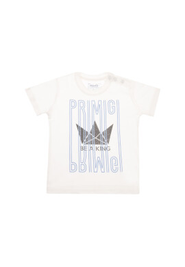 Primigi Тишърт Be A King 43221027 Бял Regular Fit - Pepit.bg