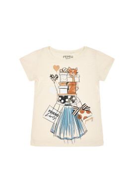 Primigi Тишърт Feel Chic Today 45222507 Бежов Regular Fit - Pepit.bg
