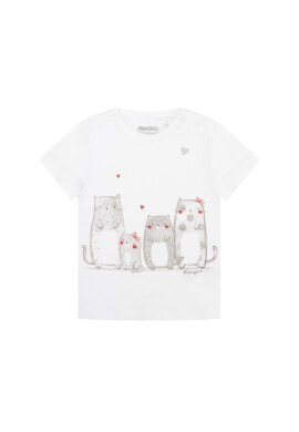 Primigi Тишърт I Love Red 43226501 Бял Regular Fit - Pepit.bg