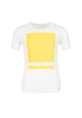 Primigi Тишърт Jersey 43222021 Бял Regular Fit - Pepit.bg