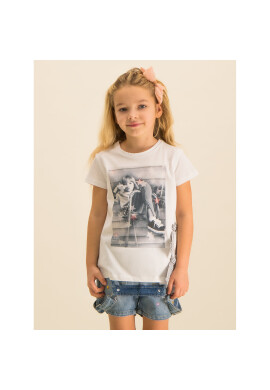Primigi Тишърт Jersey 43223621 Бял Regular Fit - Pepit.bg