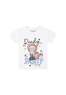 Primigi Тишърт Party Chic 45221505 Бял Regular Fit - Pepit.bg