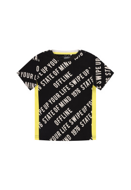 Primigi Тишърт State Of Mind 45223021 Черен Regular Fit - Pepit.bg