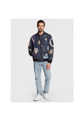 Primitive Яке бомбър Mucha P12675 Тъмносин Regular Fit - Pepit.bg