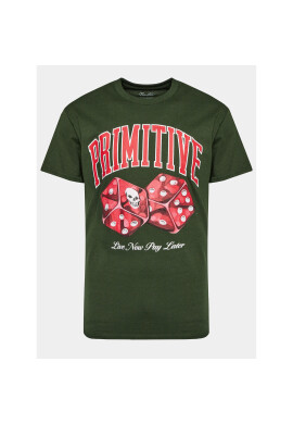 Primitive Тишърт Payday PAPFA2301 Зелен Regular Fit - Pepit.bg