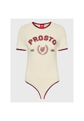 PROSTO. Боди KLASYK Peppe 5011 Бежов Regular Fit - Pepit.bg